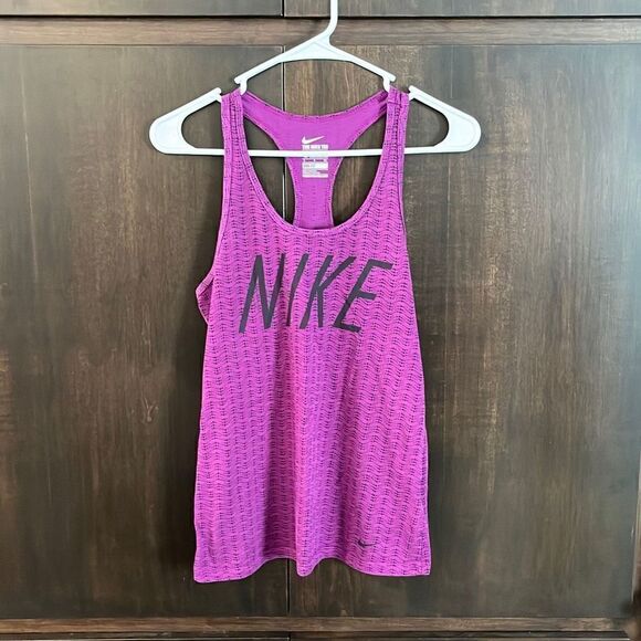 Nike Purple Black Racerback Tank Top Small - Picture 1 of 4